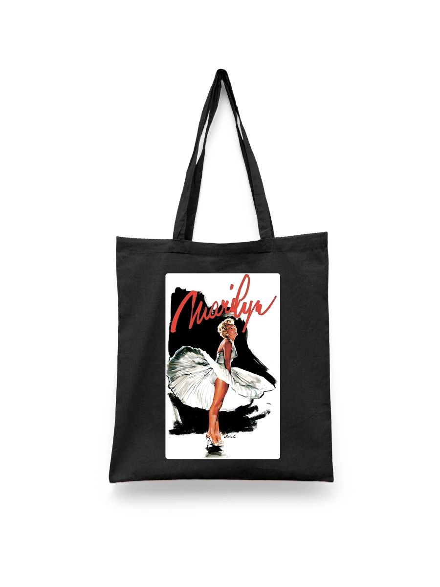 

Шоппер унисекс Каждому Своё Мэрилин Монро/Marilyn Monroe MZMM2, черный, Мэрилин Монро/Marilyn Monroe MZMM2