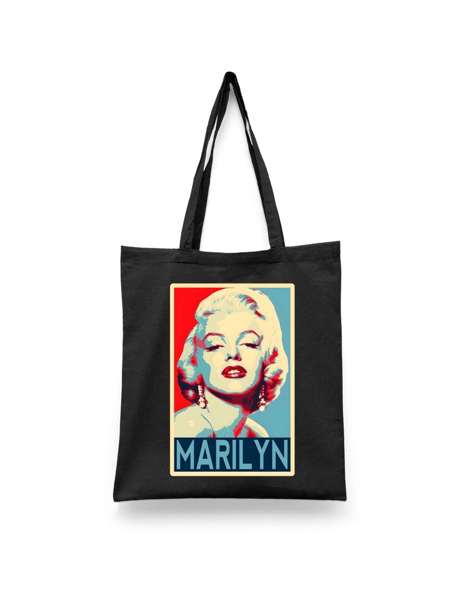 

Шоппер унисекс Каждому Своё Мэрилин Монро/Marilyn Monroe MZMM6, черный, Мэрилин Монро/Marilyn Monroe MZMM6