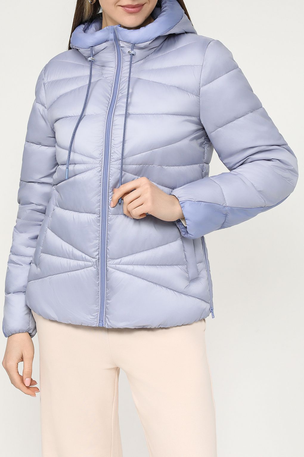 

Куртка женская Esprit Casual 014EE1G371 голубая M, Голубой, 014EE1G371
