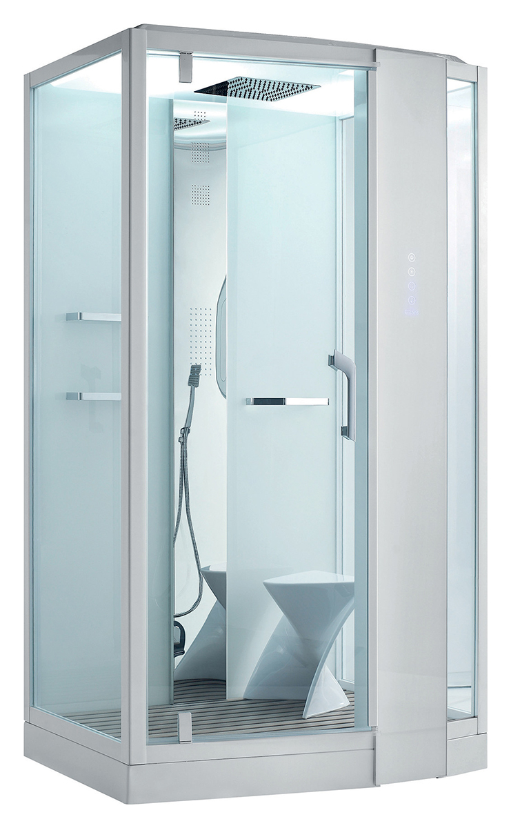фото Душевая кабина orans sr-89105rs белая с баней
