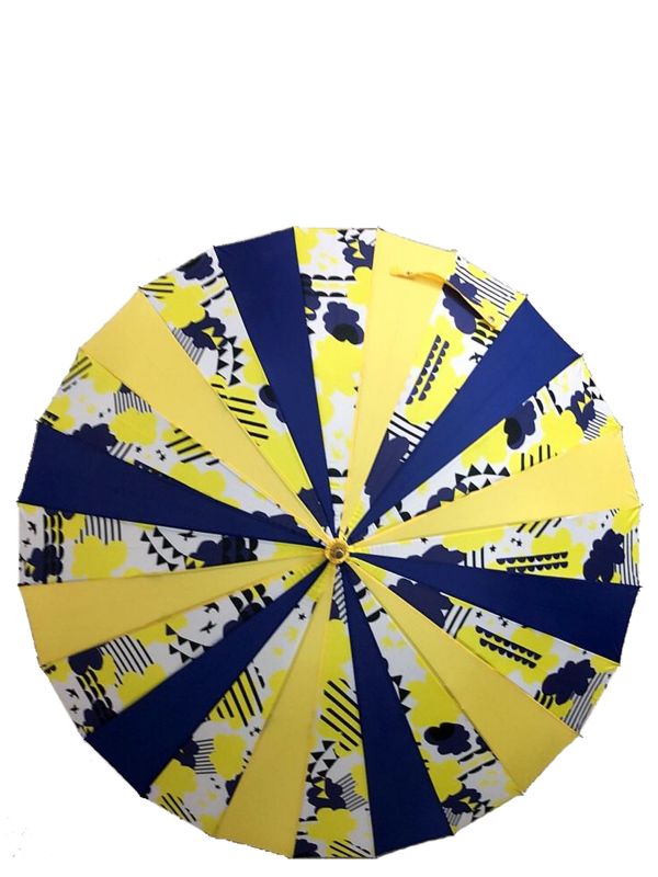 Зонт-трость женский механический Labbra T24-300 желтый