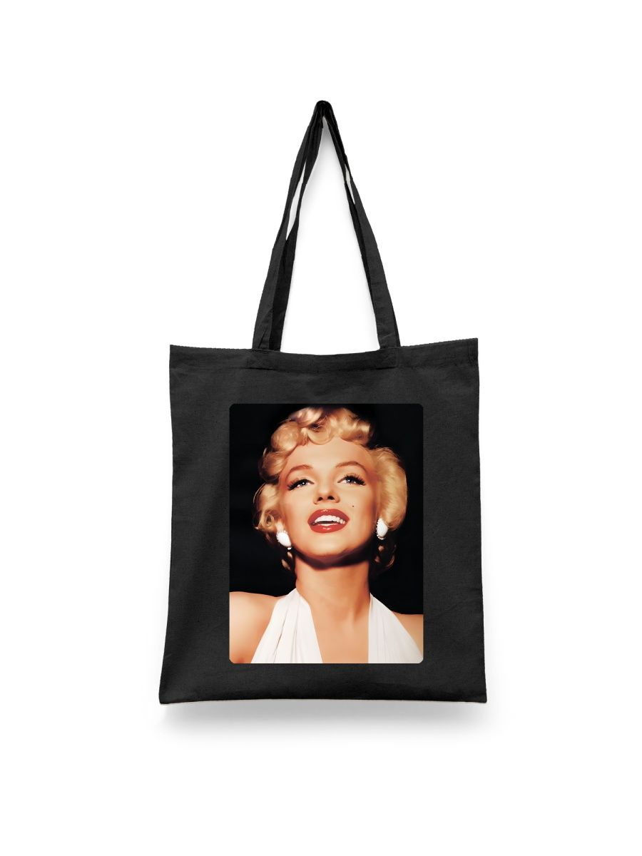 

Шоппер унисекс Каждому Своё Мэрилин Монро/Marilyn Monroe MZMM4, черный, Мэрилин Монро/Marilyn Monroe MZMM4