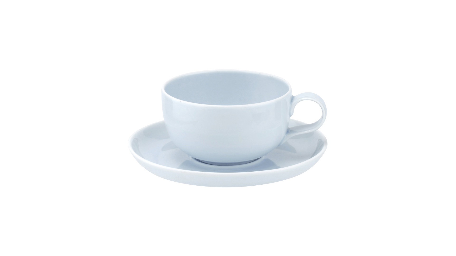 фото Чашка чайная с блюдцем portmeirion выбор портмейрион 250 мл, голубая