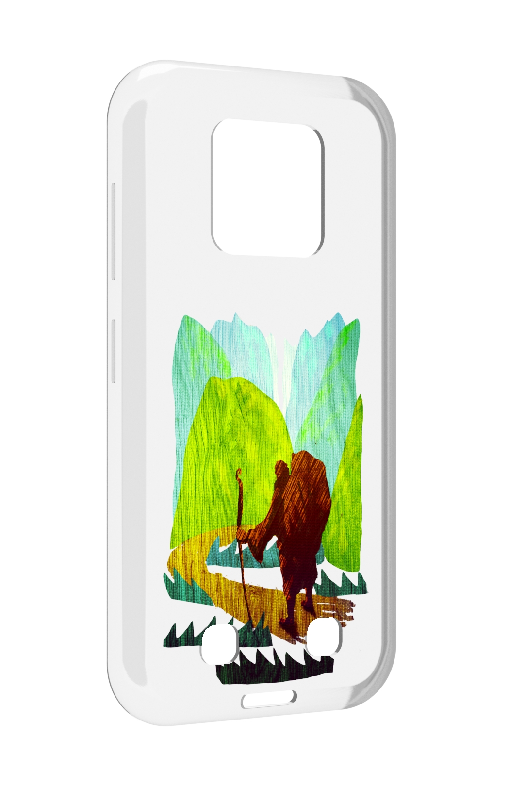 

Чехол MyPads Лесная тропа для Oukitel WP18, Прозрачный, Tocco