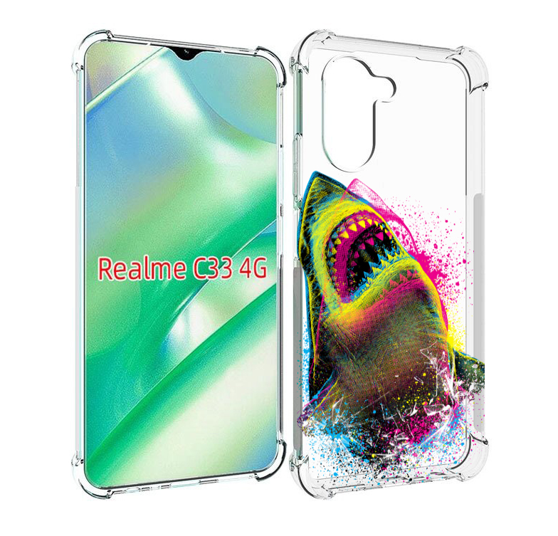 

Чехол MyPads челюсти-2 для Realme C33 4G, Прозрачный, Tocco