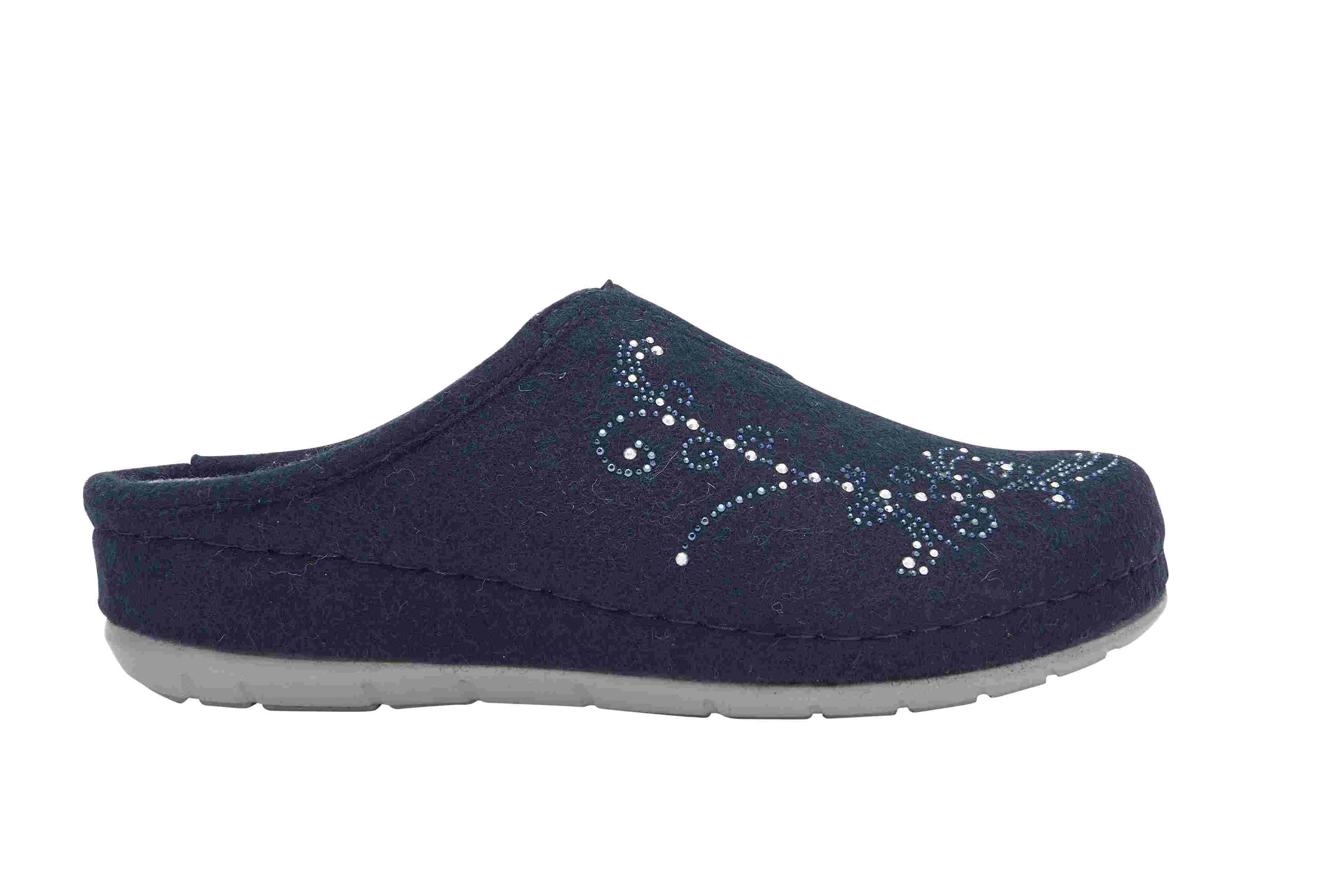 Тапочки женские Scholl INVERNESS STRASS F308961040 синие 37 EU