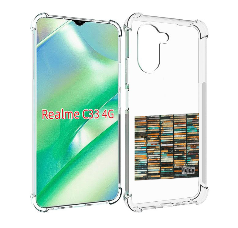 

Чехол MyPads 2004 Скриптонит для Realme C33 4G, Прозрачный, Tocco