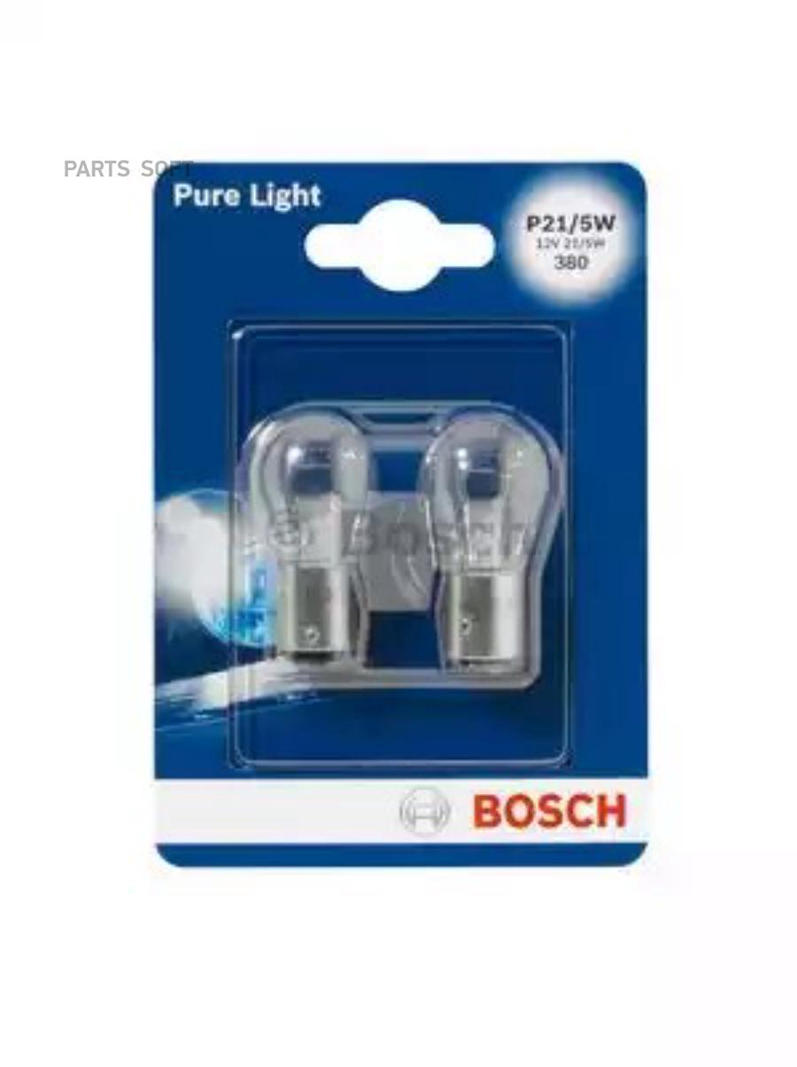 

Лампа (P21/5w) 12v Bay15d Стоп/Габарит Двухнитевая В Блистере Bosch 1987301016