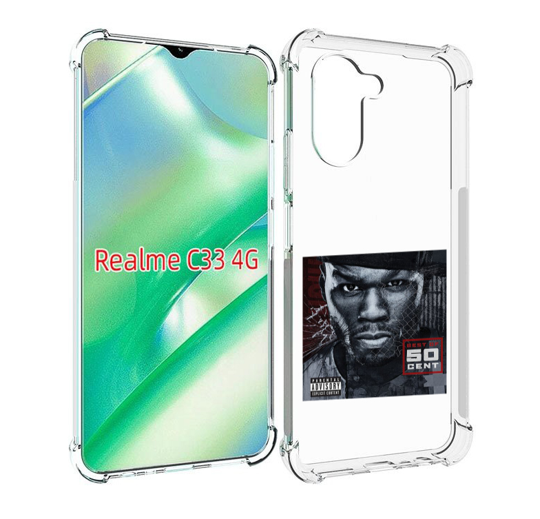 

Чехол MyPads 50 Cent - Best Of для Realme C33 4G, Прозрачный, Tocco