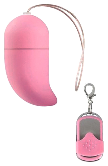 фото Розовое виброяйцо vibrating g-spot egg medium с пультом ду shots media bv