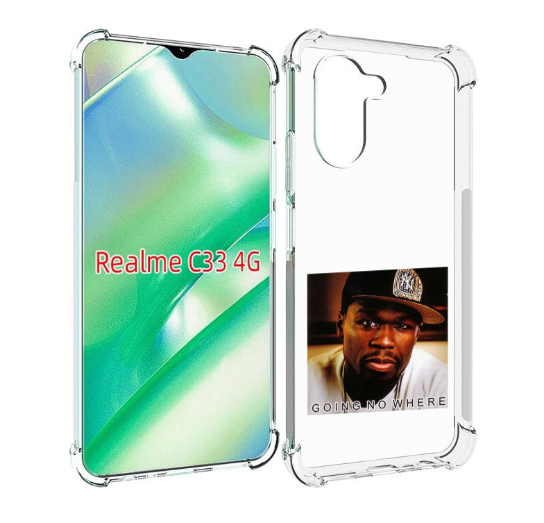 

Чехол MyPads 50 Cent - Going No Where для Realme C33 4G, Прозрачный, Tocco