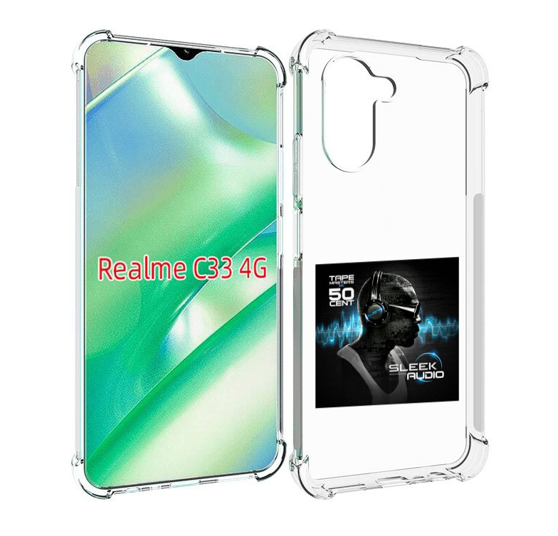

Чехол MyPads 50 Cent - Sleek Audio для Realme C33 4G, Прозрачный, Tocco