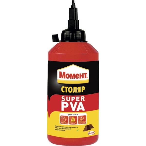 

Клей Super PVA Момент Столяр 750 г Б0023084, Прозрачный