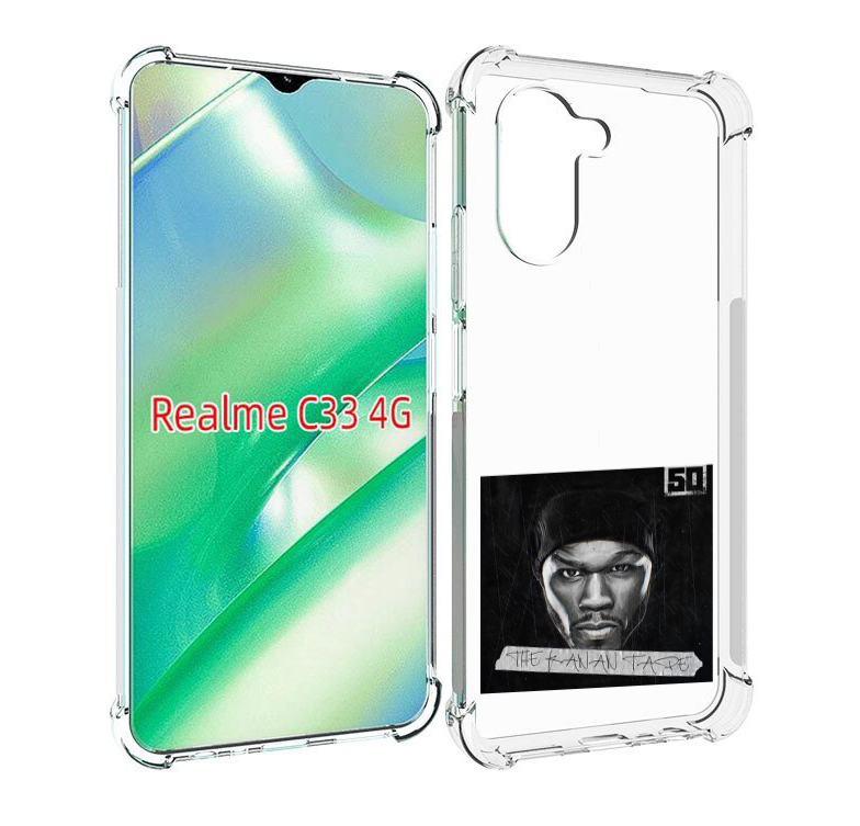 Чехол MyPads 50 Cent - The Kanan Tape для Realme C33 4G