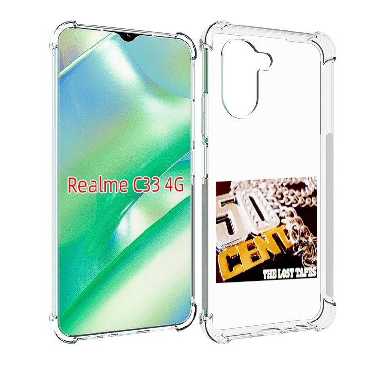 

Чехол MyPads 50 Cent - The Lost Tapes для Realme C33 4G, Прозрачный, Tocco