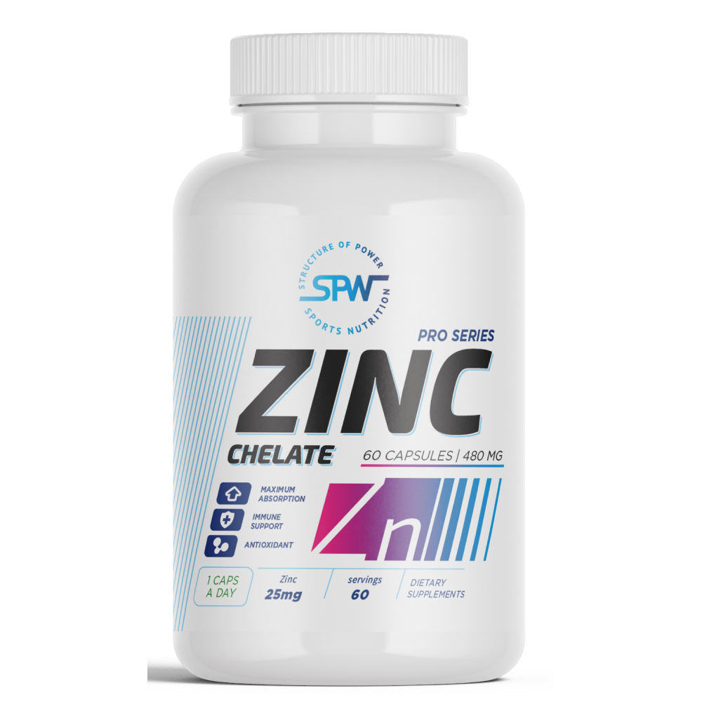 Цинк хелат Zinc Chelate SPW 60 капсул