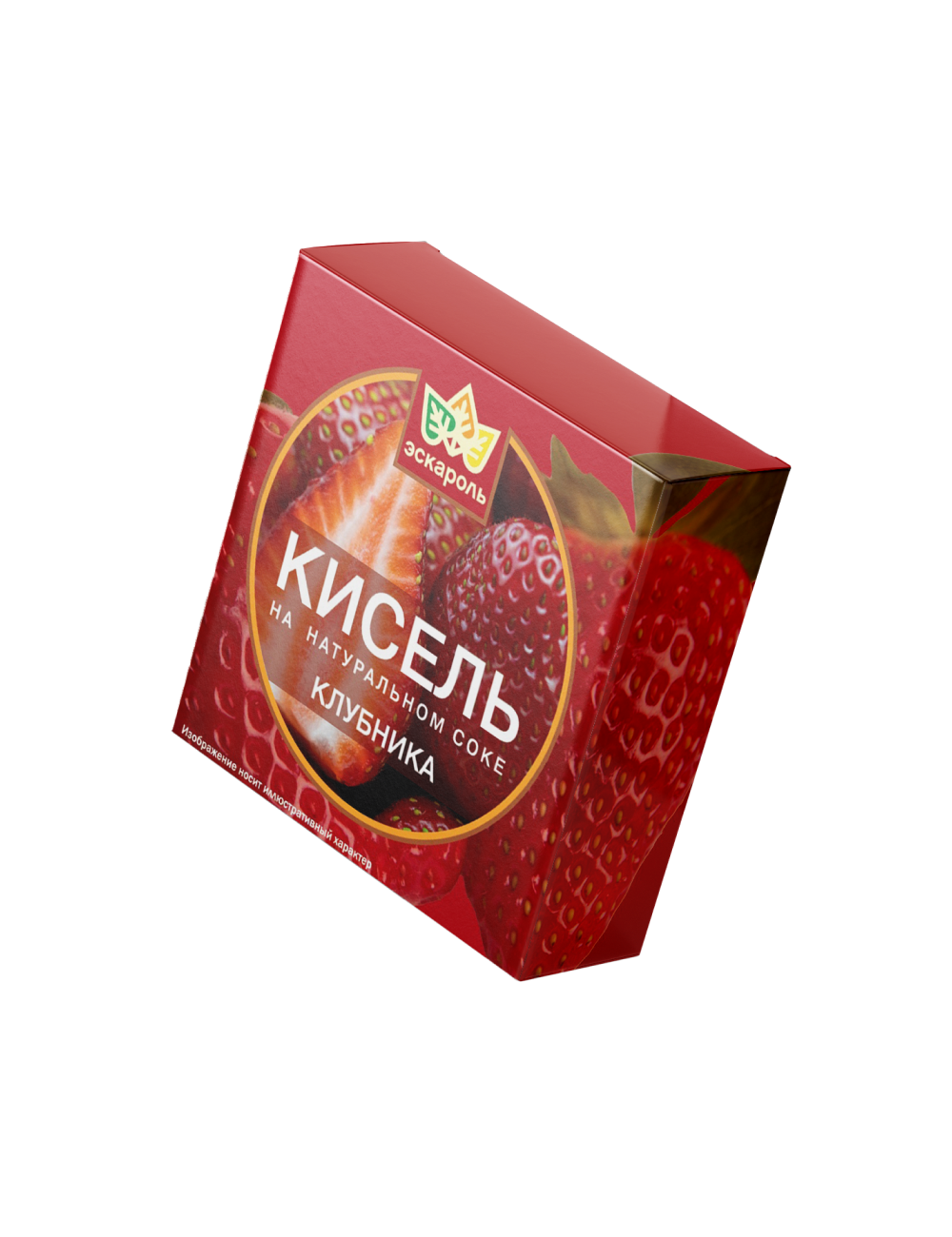

Кисель ЭСКАРОЛЬ клубника брикет, 180 г х шт