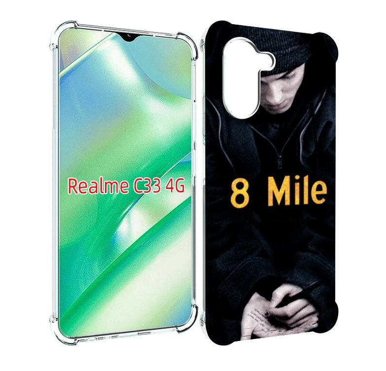 

Чехол MyPads 8 миля для Realme C33 4G, Прозрачный, Tocco