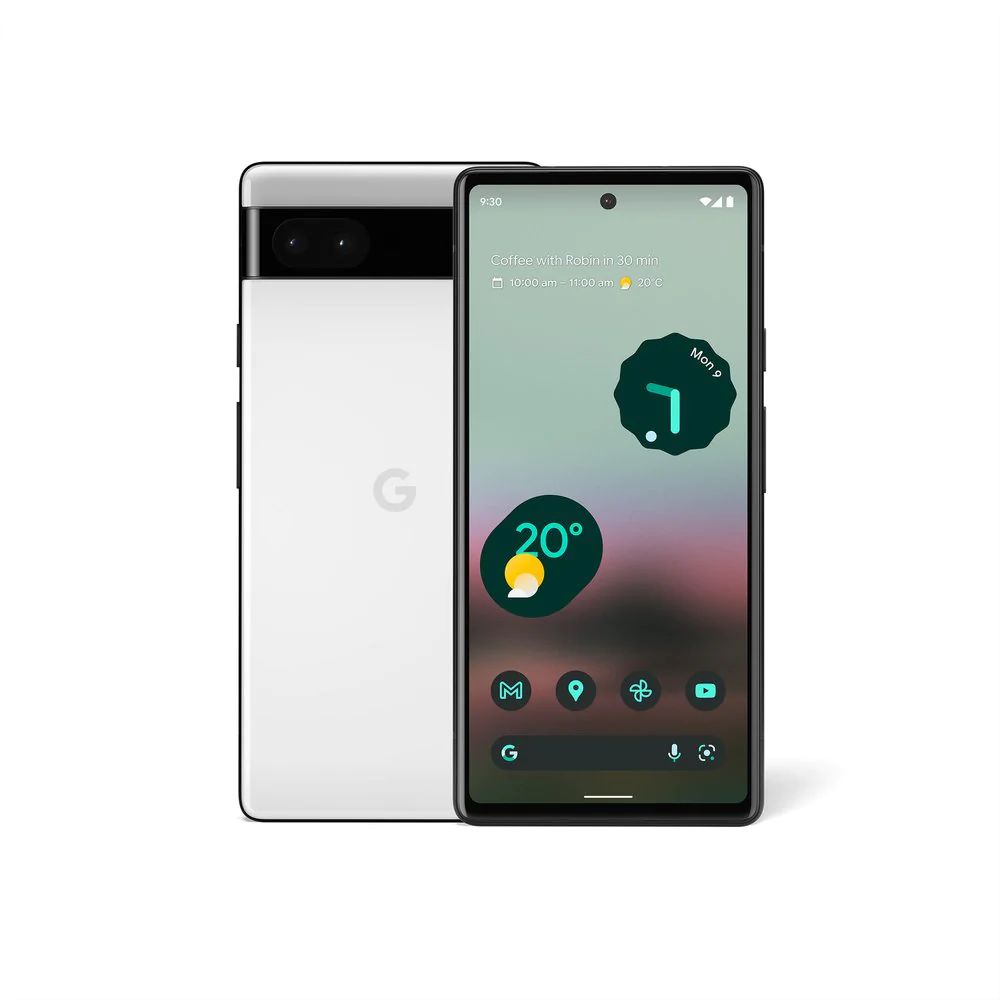 

Смартфон Google Pixel 6A 6/128Gb Chalk (US)