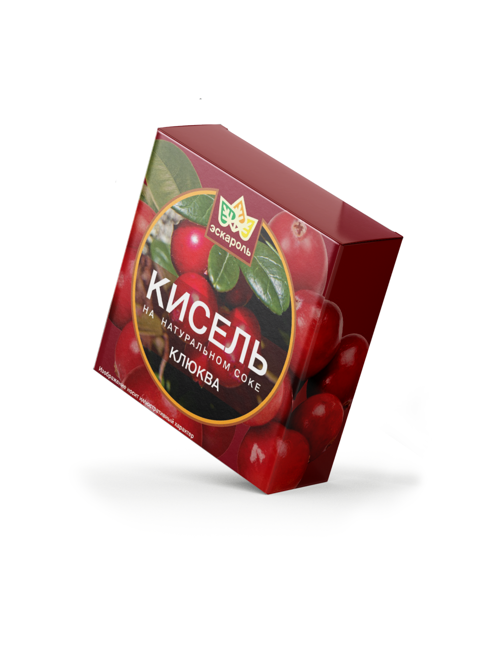 

Кисель ЭСКАРОЛЬ клюква брикет, 180 г х 2 шт