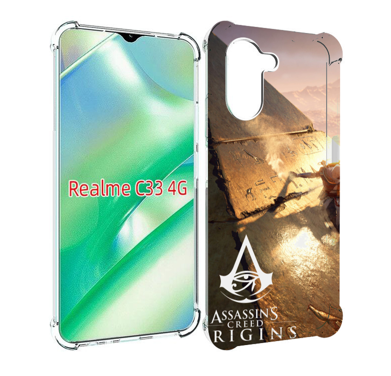 

Чехол MyPads Assassin's Creed Origins для Realme C33 4G, Прозрачный, Tocco