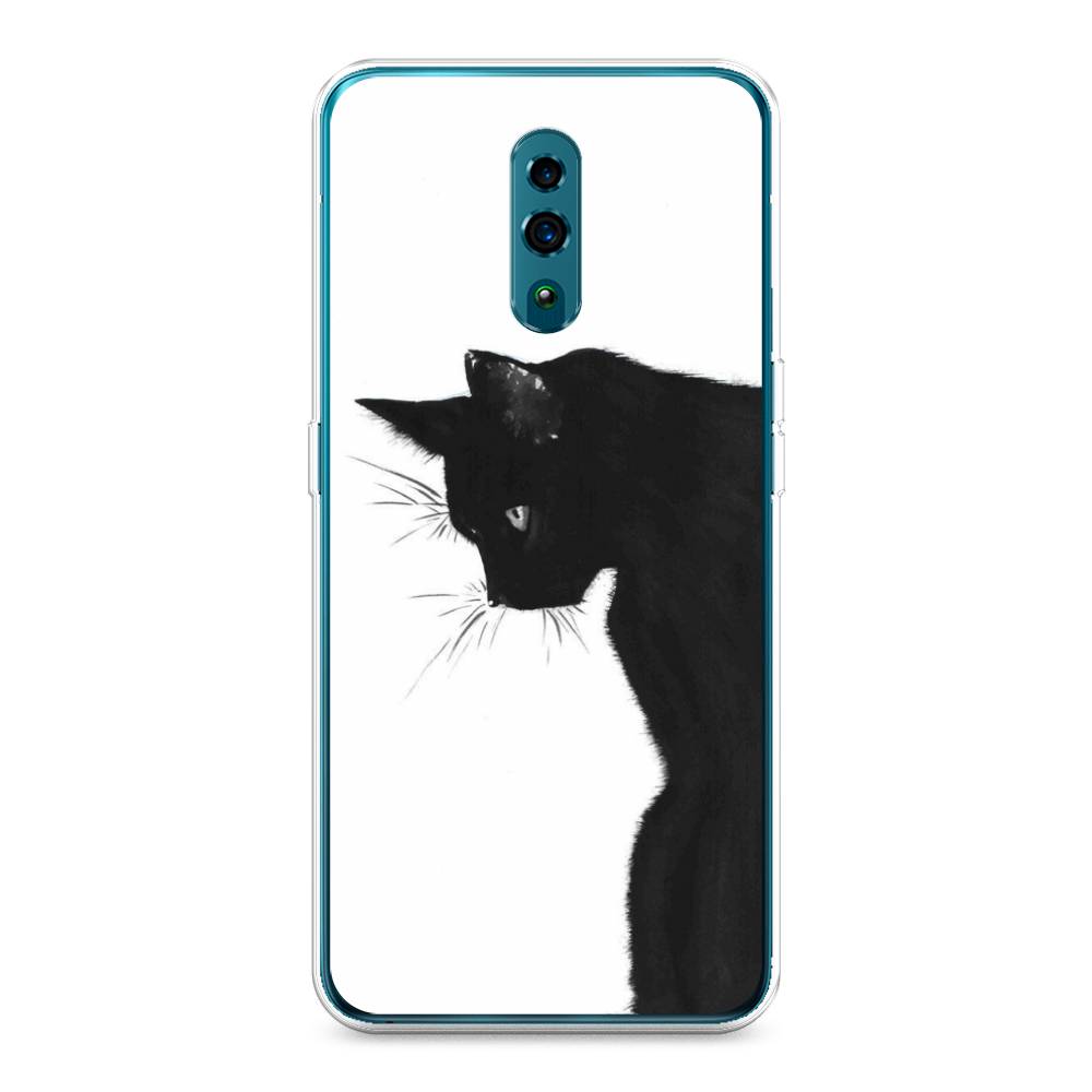 

Чехол Awog на Oppo Reno "Black cat", Черный;белый, 250750-1
