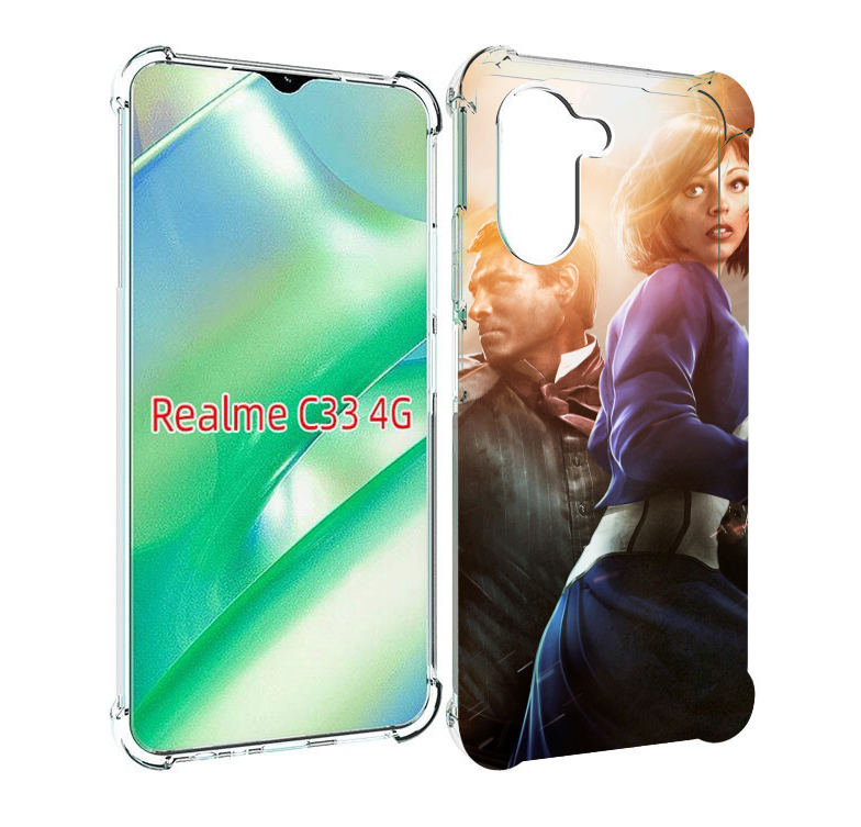 

Чехол MyPads Bioshock Infinite для Realme C33 4G, Прозрачный, Tocco