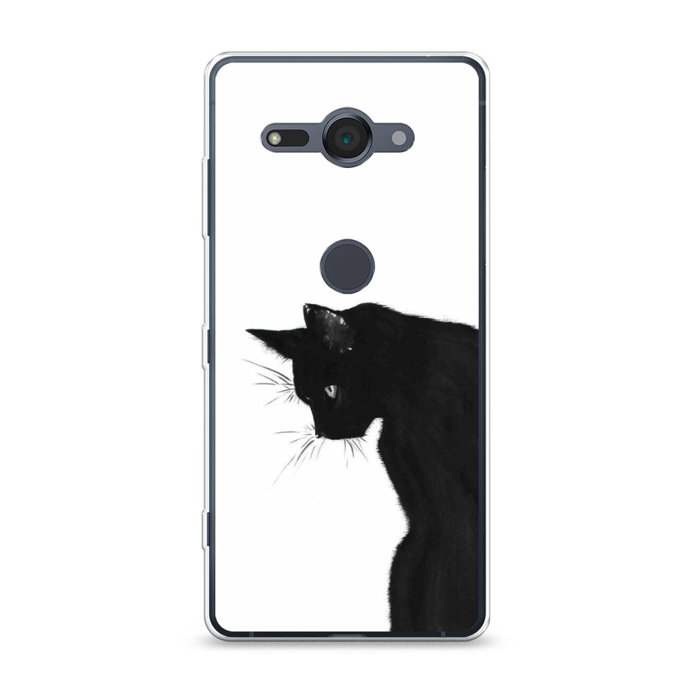 

Чехол Awog на Sony Xperia XZ2 compact "Black cat", Черный;белый, 52950-1