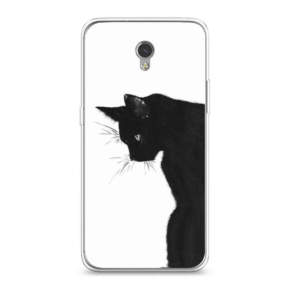 

Чехол Awog на ZTE Blade V7 / ЗТЕ Блэйд V7 "Black cat", Черный;белый, 131150-1