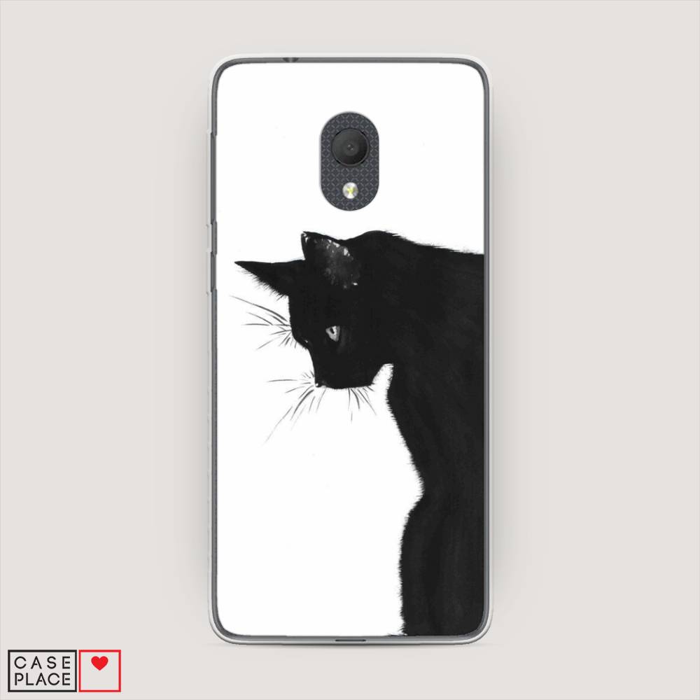 

Чехол Awog на Alcatel 1C 5003D (2019) / Алкатель 1C 5003D (2019) "Black cat", 170650-1