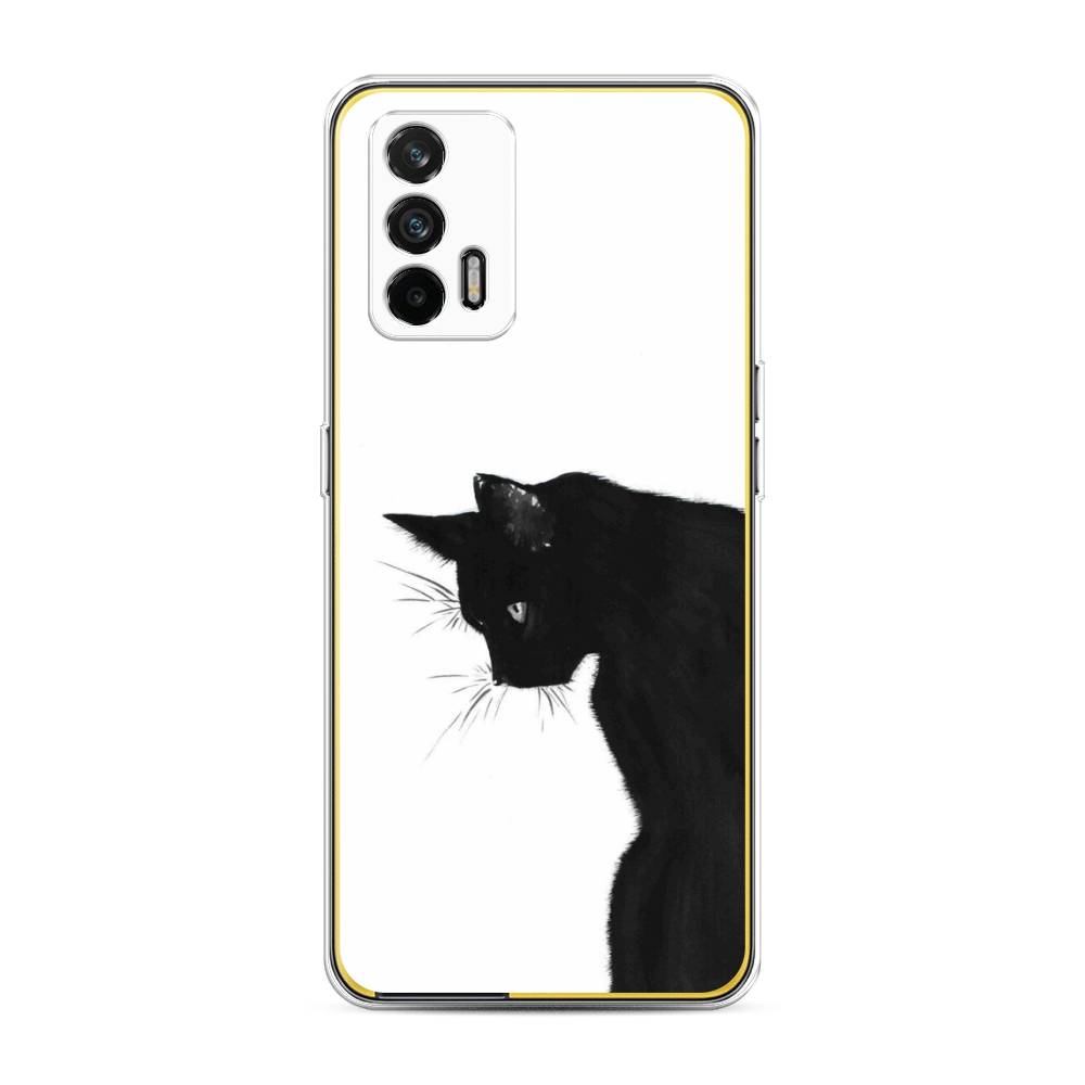 

Чехол Awog на Realme GT "Black cat", Черный;белый, 256350-1