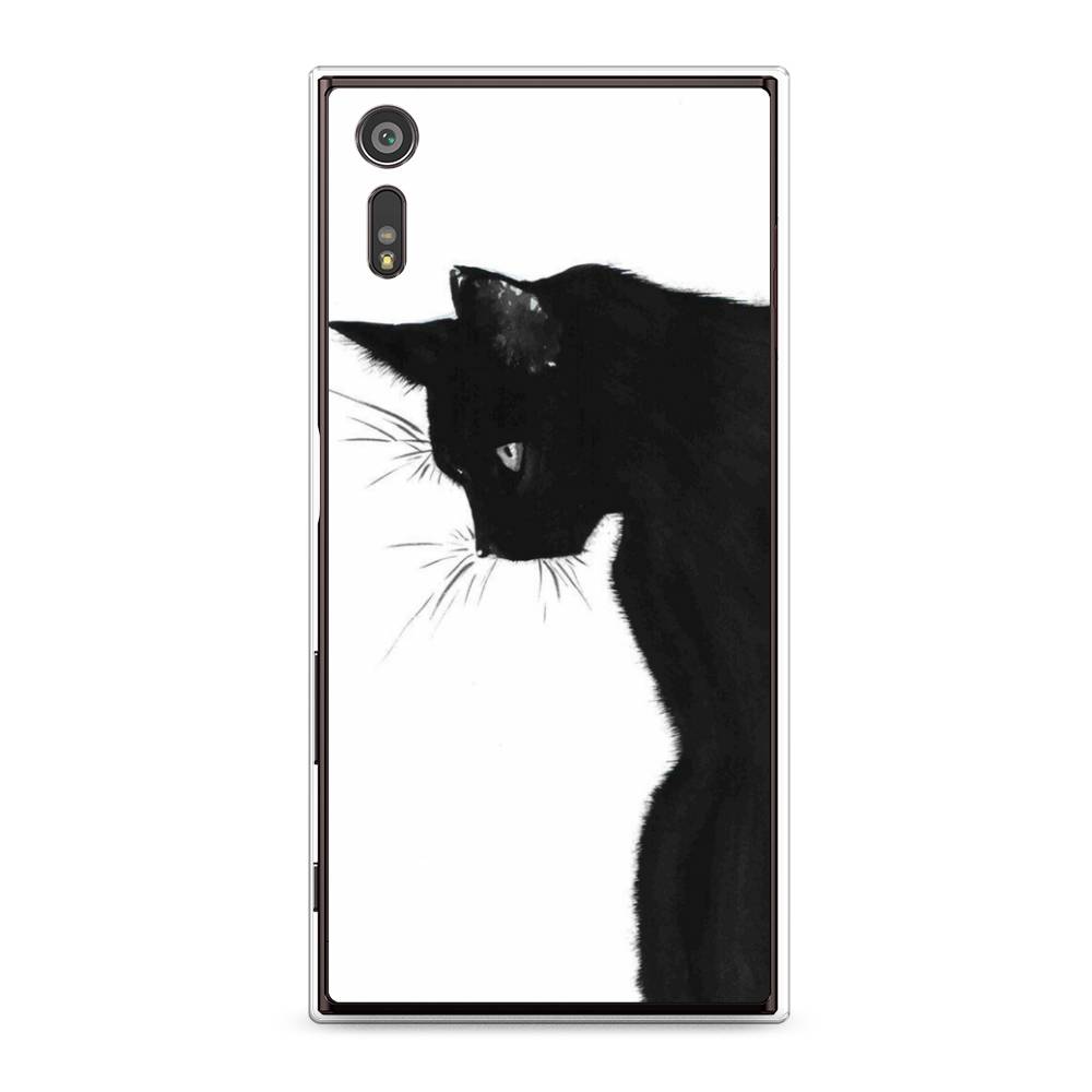 

Чехол Awog на Sony Xperia XZ "Black cat", Черный;белый, 51450-1
