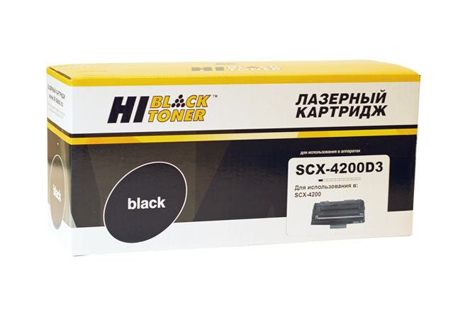 

Картридж SCX-D4200A Hi-Black подходит для Samsung SCX-4200 4220 3000стр