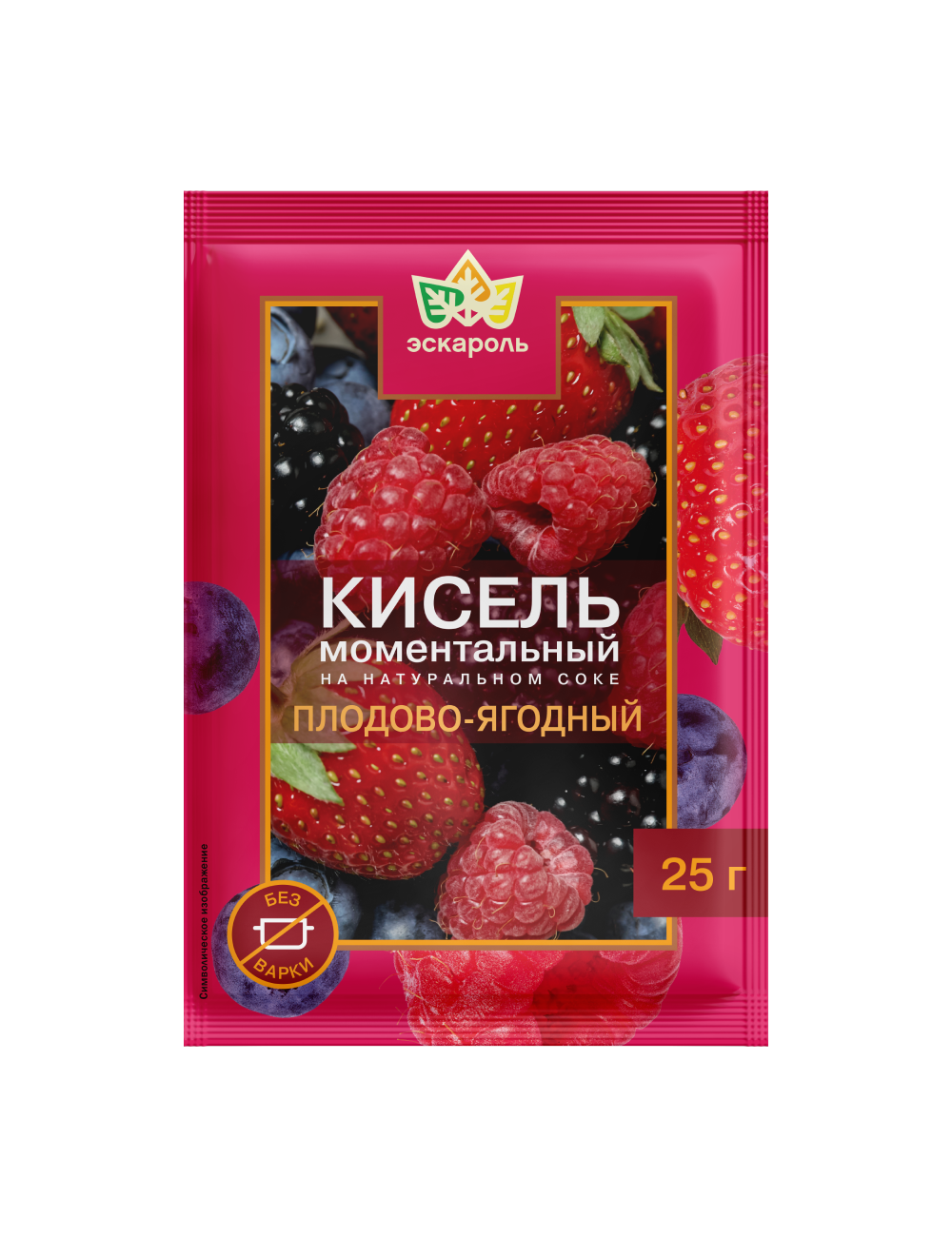 

Кисель ЭСКАРОЛЬ плодово-ягодный, 25 г х 2 шт