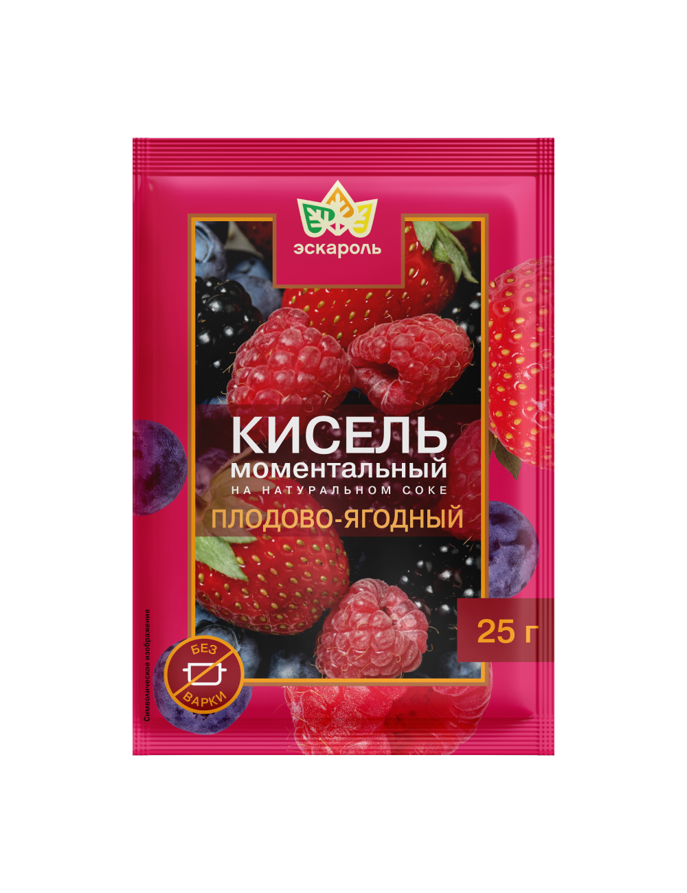 

Кисель ЭСКАРОЛЬ плодово-ягодный, 25 г х 10 шт