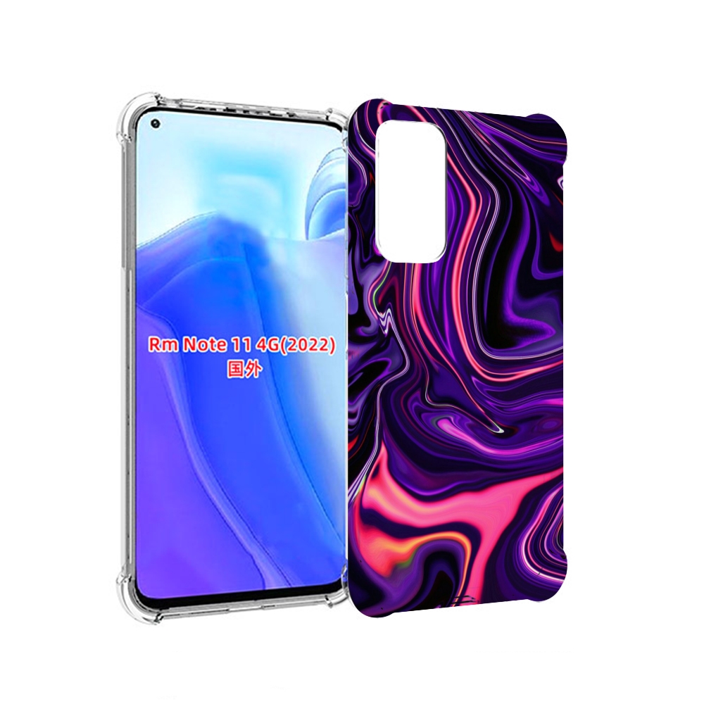 

Чехол MyPads фиолетовые краски для Xiaomi Redmi Note 11 4G ( Глобальная версия ), Tocco