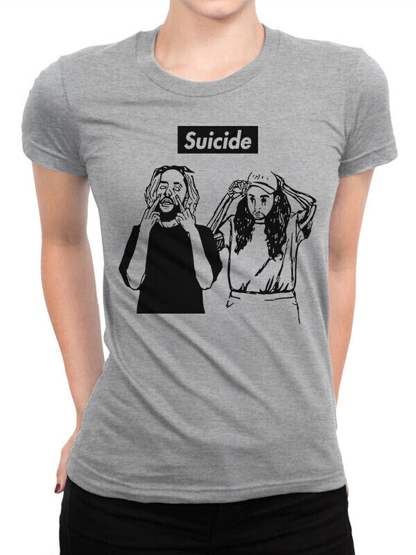 

Футболка женская Dream Shirts Suicideboys Женская 50009241 серая S, Suicideboys Женская 50009241