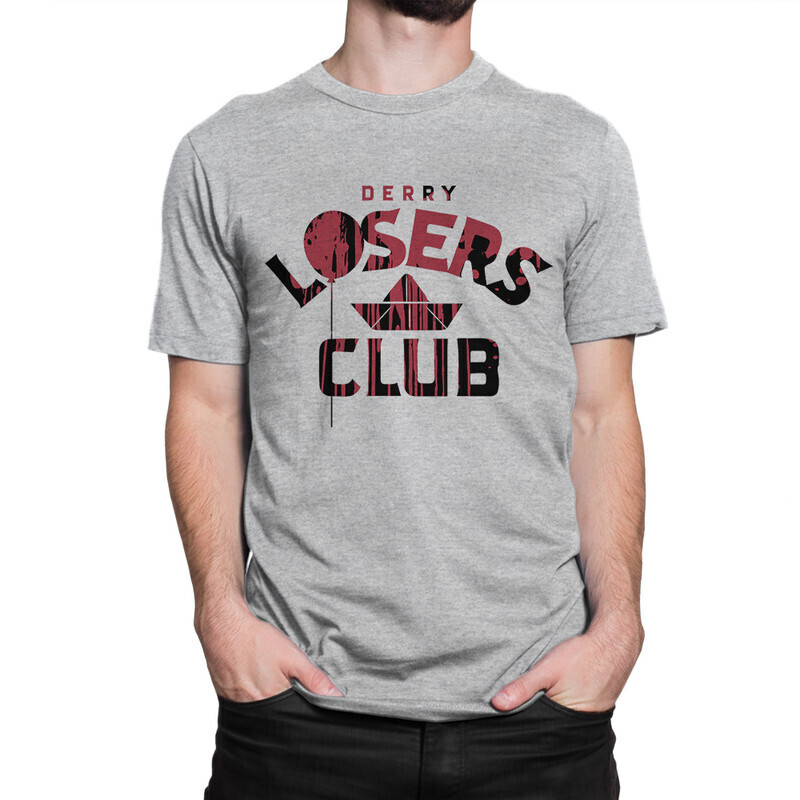 

Футболка мужская Dream Shirts ОНО - Losers Club 1000560222 серая 2XL, ОНО - Losers Club 1000560222
