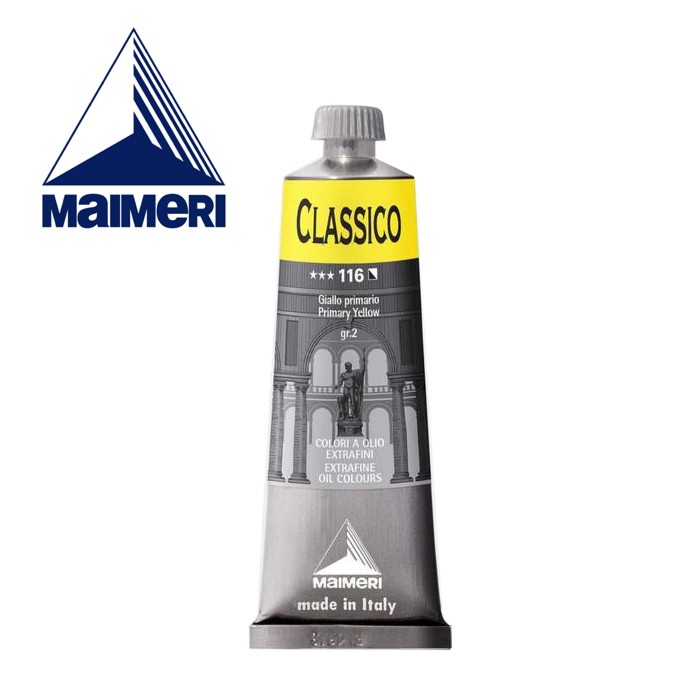 Краска масляная Maimeri Classico 60мл 116 Желтый основной 1067₽