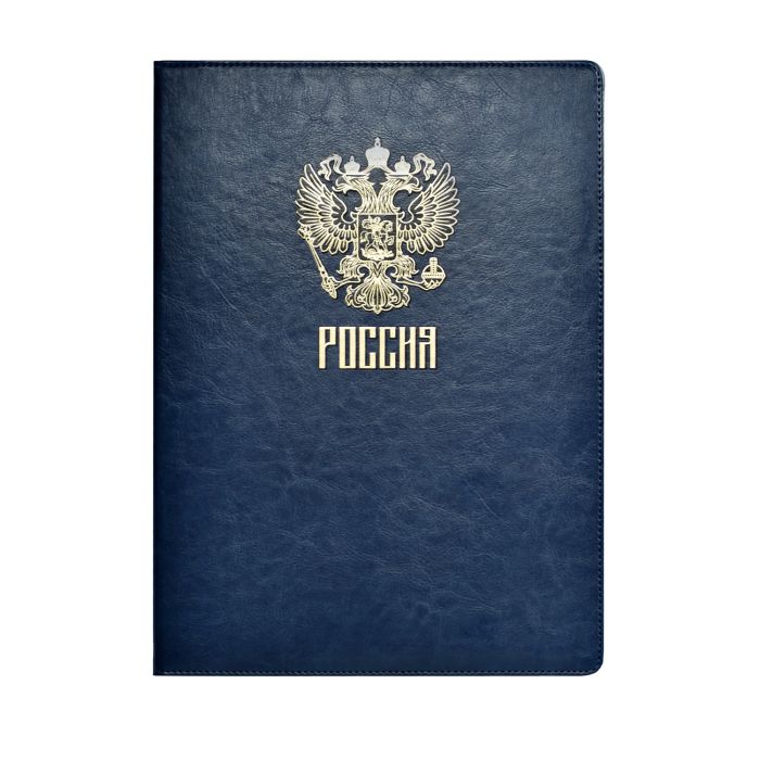 

Папка для документов Феникс+, А4+, 52916 САРИФ СИНИЙ