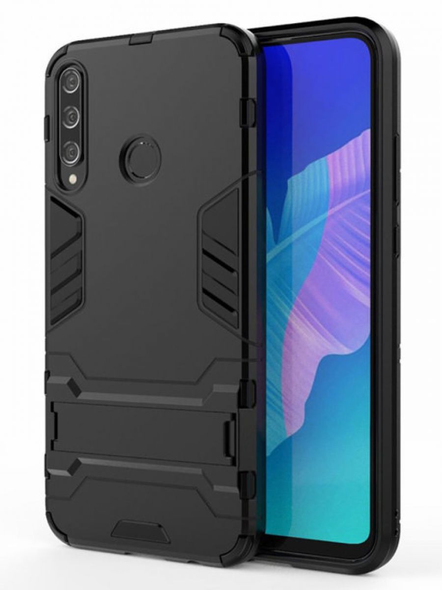 

Brodef IRON Противоударный с подставкой чехол для Huawei P40 lite E/Honor 9C черный