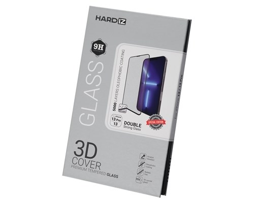 фото Стекло защитное hardiz 3d cover premium tempered glass black frame для iphone 13/13 pro