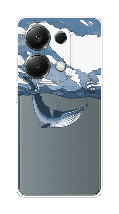 

Чехол на Poco M6 Pro 4G "Большой кит", Синий, 321750-1