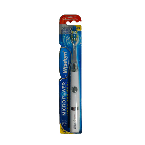 Электрическая зубная щетка Wisdom Toothbrushes Limited Micropower Whitening белый электрическая зубная щетка wisdom spinbrush junior 6