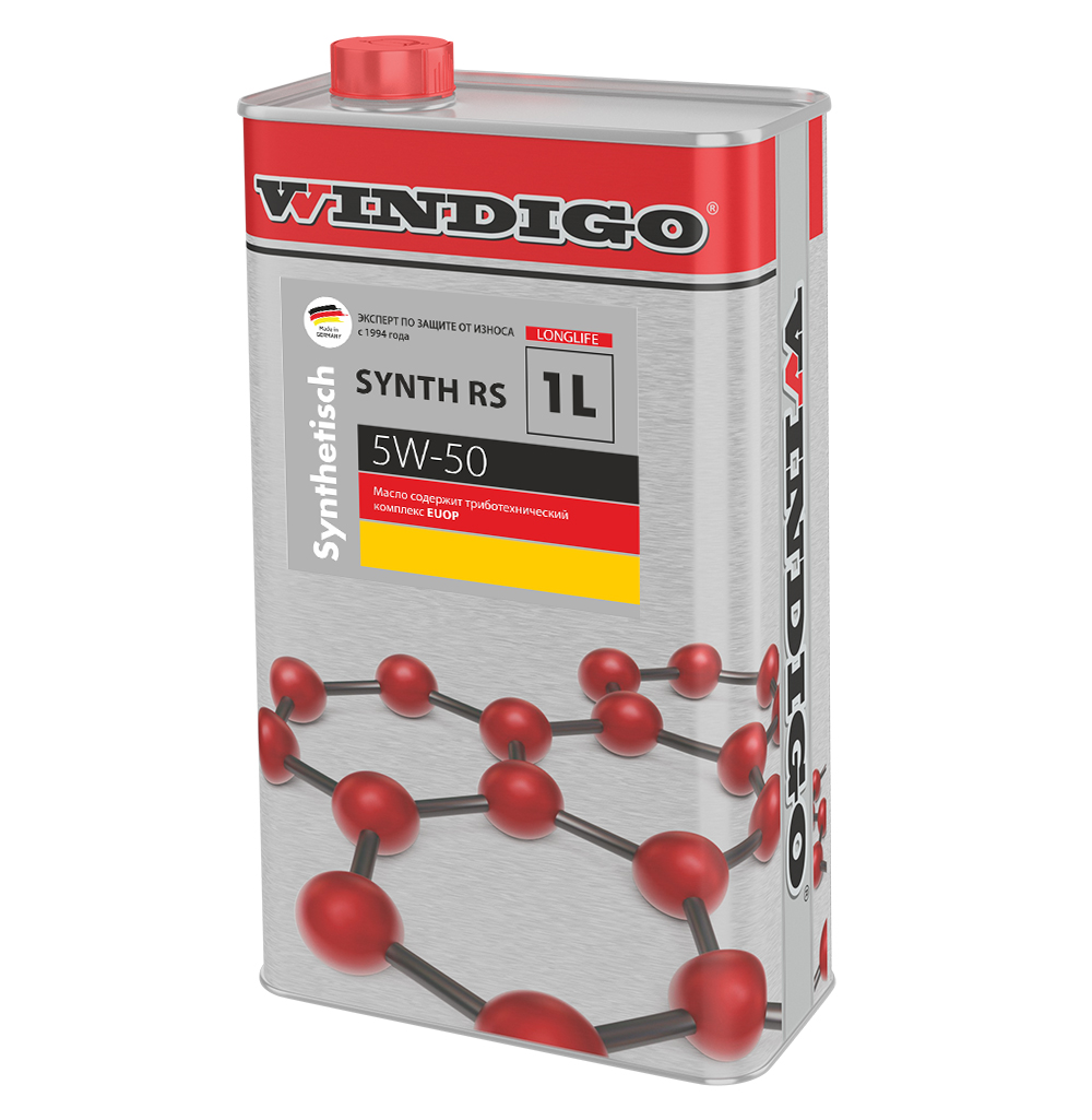 Моторное масло WINDIGO SYNTH RS 5W-50 WR00119001 (1 литр)