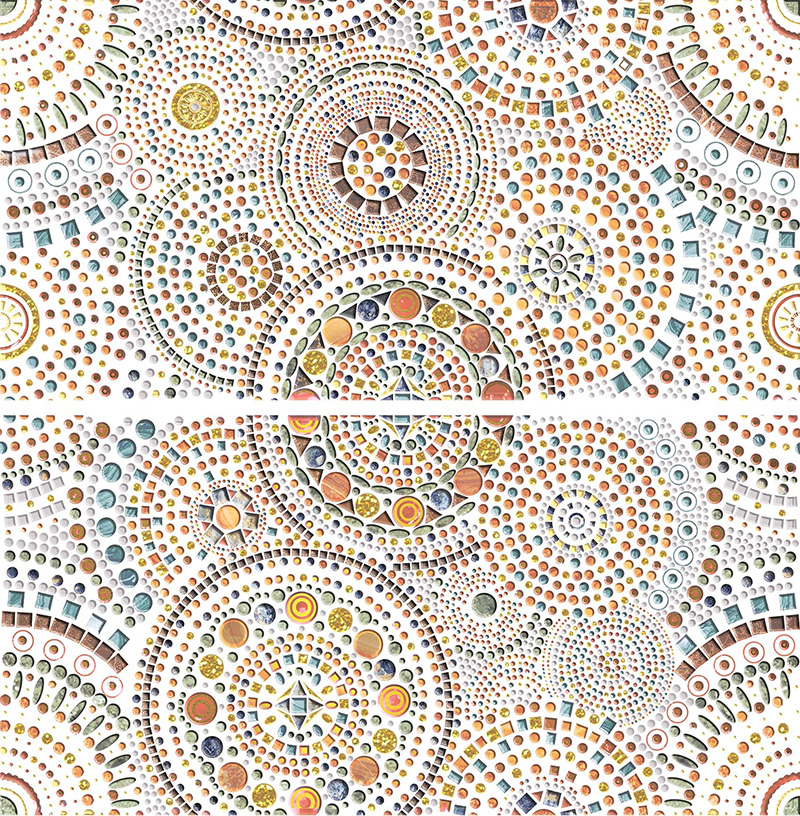 

AXIMA Арагон Панно D плитка керамическая настенная из 2шт 250х500х8мм (упак. 8шт) 1 кв.м.