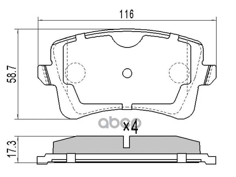 

Колодки Тормозные Зад Audi Q5 17-/A4 07-/A5/S5 07- Sat арт. ST-8K0698451C