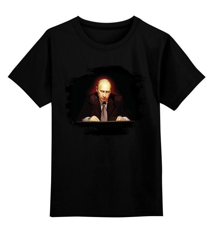 

Футболка детская Printio Путин в темноте цв. черный р. 152, Путин в темноте