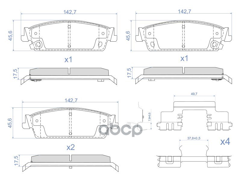 

Колодки Тормозные Зад Cadillac Escalade 06-/Chevrolet Tahoe 06- Sat арт. ST-19159252