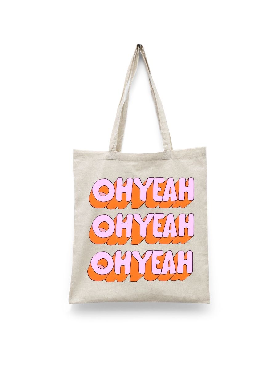 

Шоппер унисекс Каждому Своё Oh Yeah!/О, да! FRRN9, белый, Oh Yeah!/О, да! FRRN9